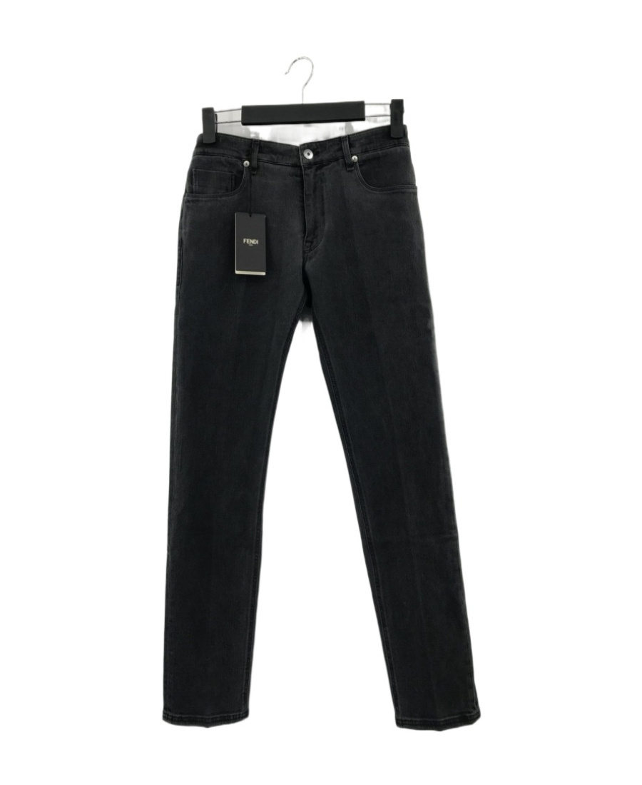 Fendi Belt Loop With Jeans In Black