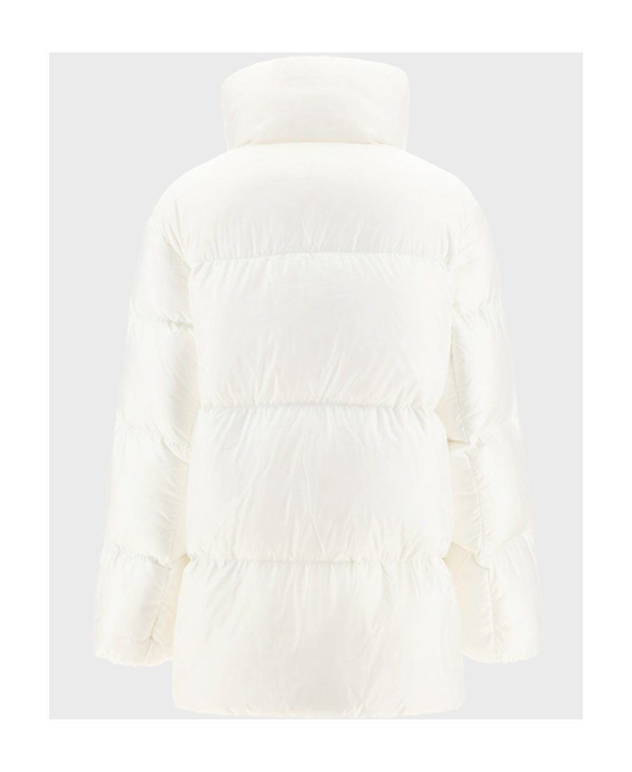 Duvetica Logo-patch Puffer Jacket In White