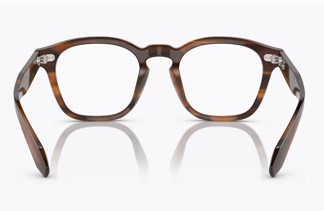 Oliver Peoples N.03 Square-frame Glasses In Brown