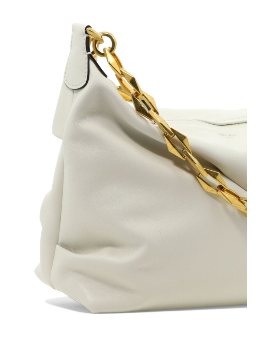 Jimmy Choo Diamond Shoulder Bag In Gray