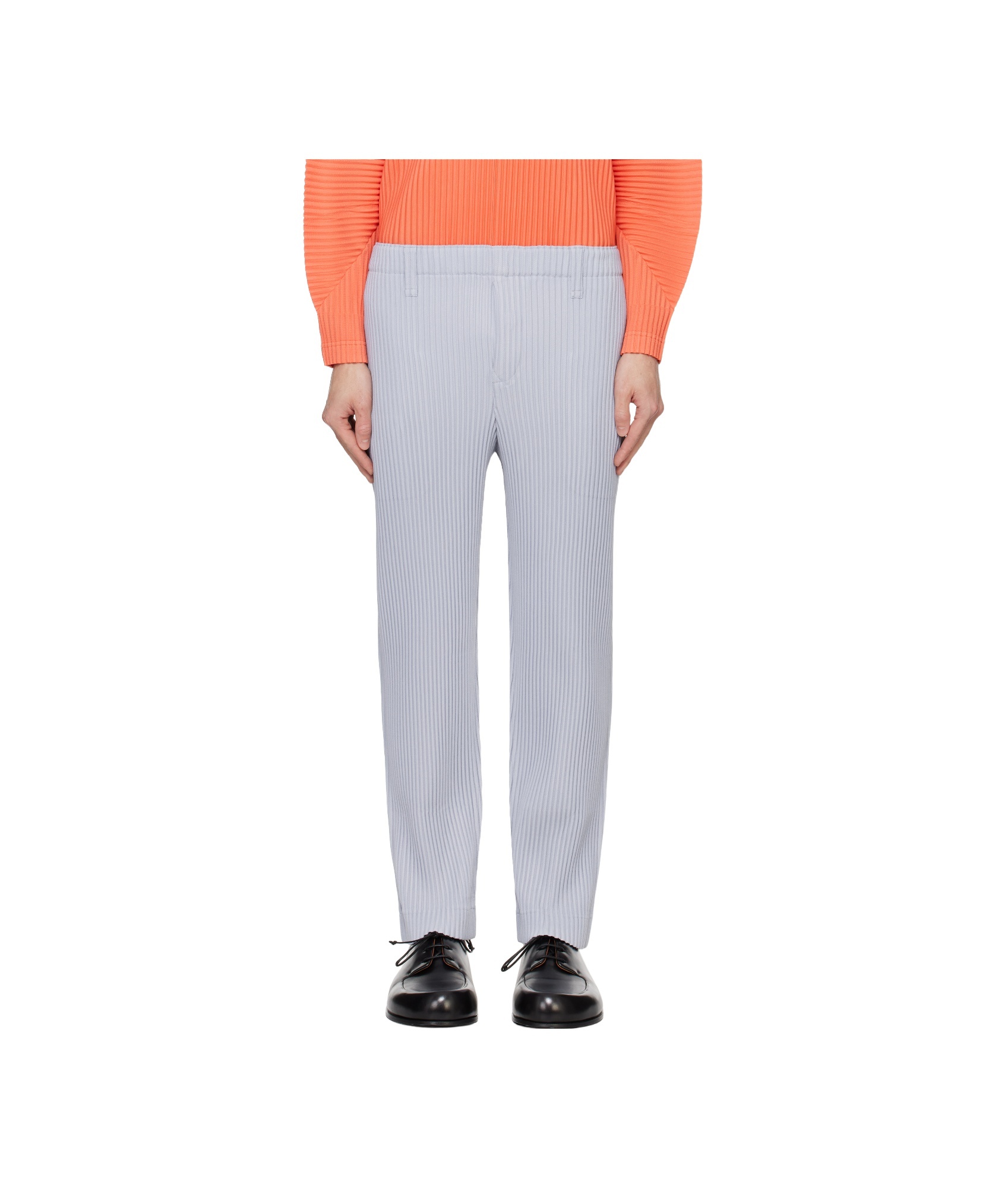 Issey Miyake Tailored Pleats 1 Casual Pants In Blue