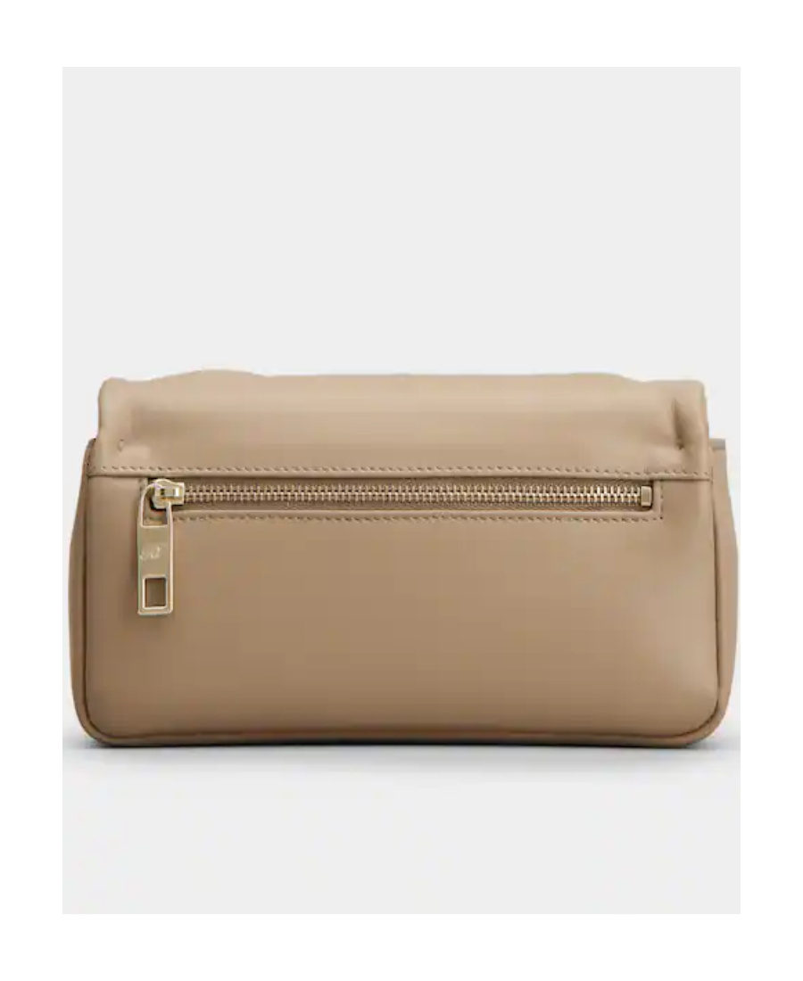 Roger Vivier Viv' Choc Phone Bag In Leather In Nude