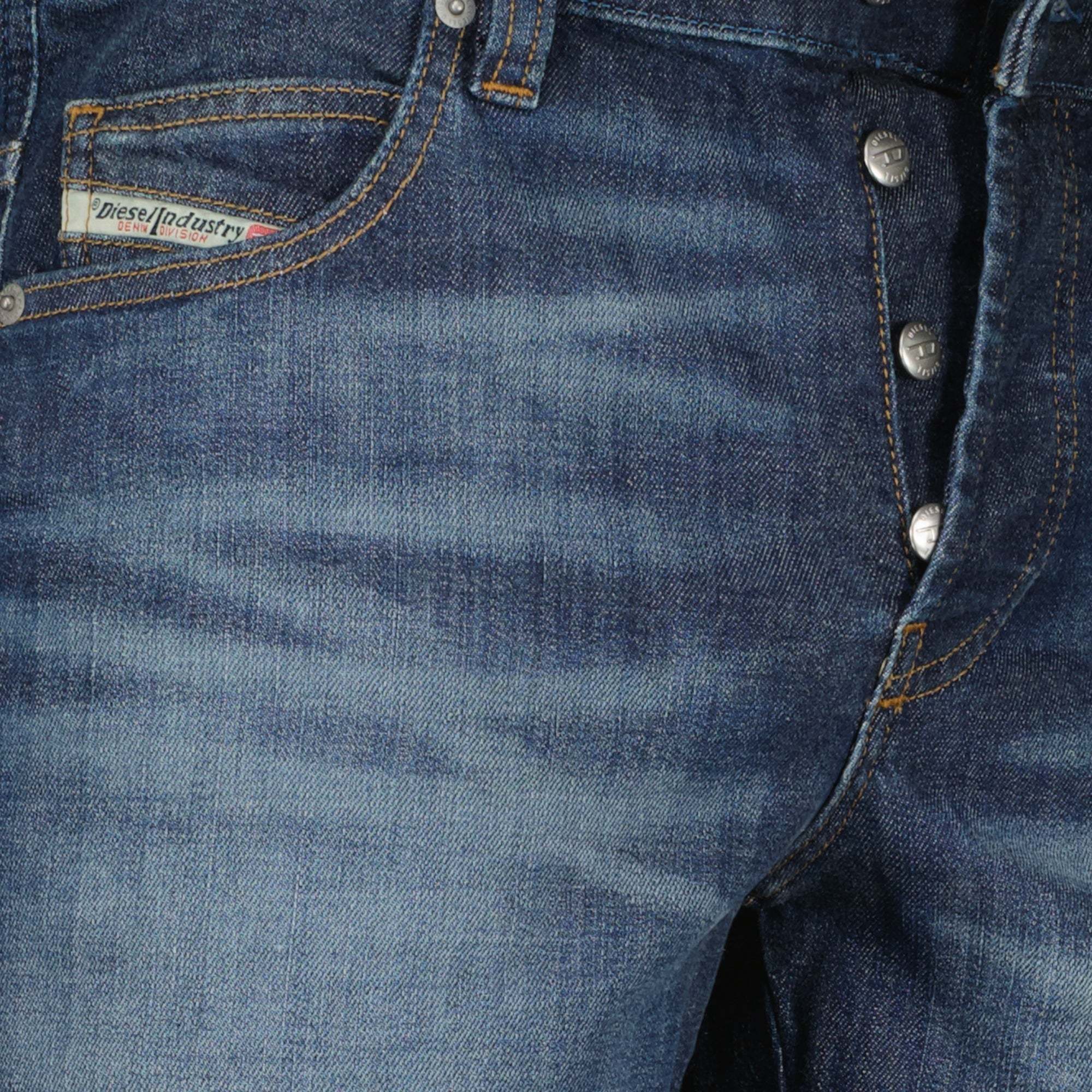 Diesel 1993 D-vyl Faded Jeans In Blue