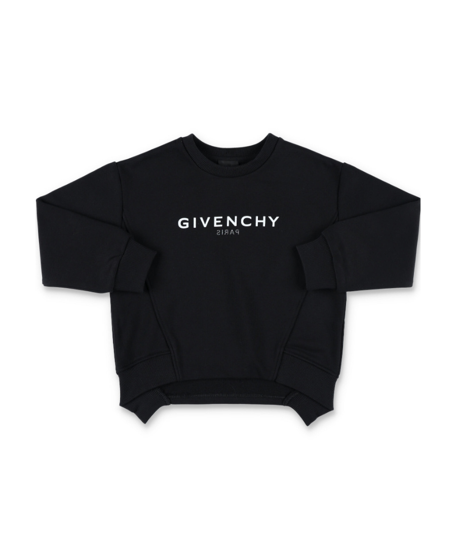 Givenchy Reversed Logo-print Sweatshirt In Black