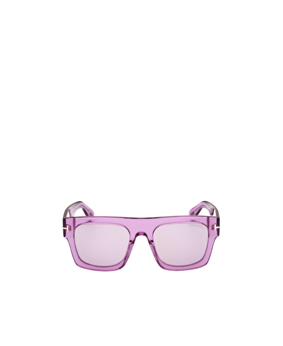 Tom Ford Logo Sunglasses In Purple
