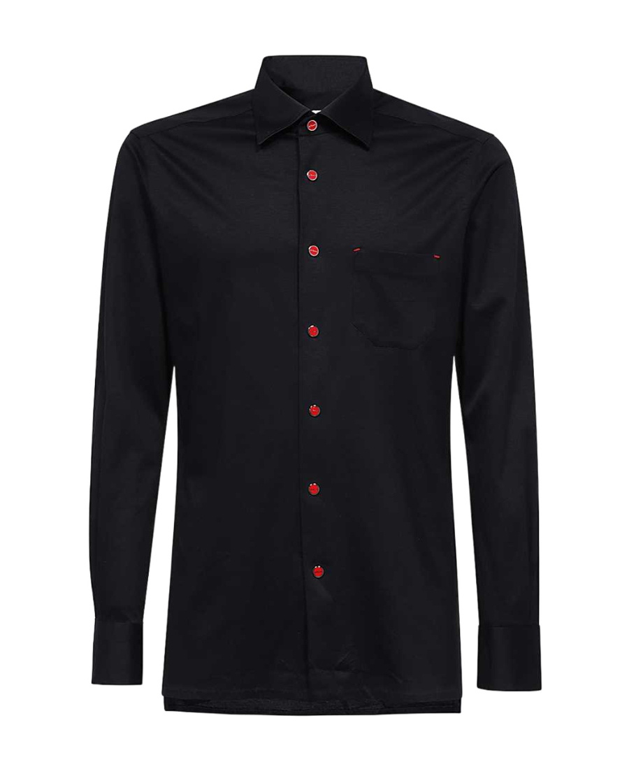 KITON LAPEL LONG-SLEEVED SHIRT