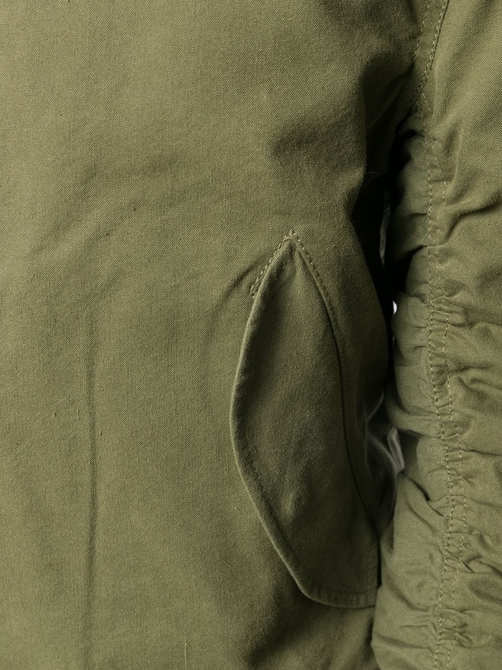 Readymade Zipped Bomber Jacket In Green