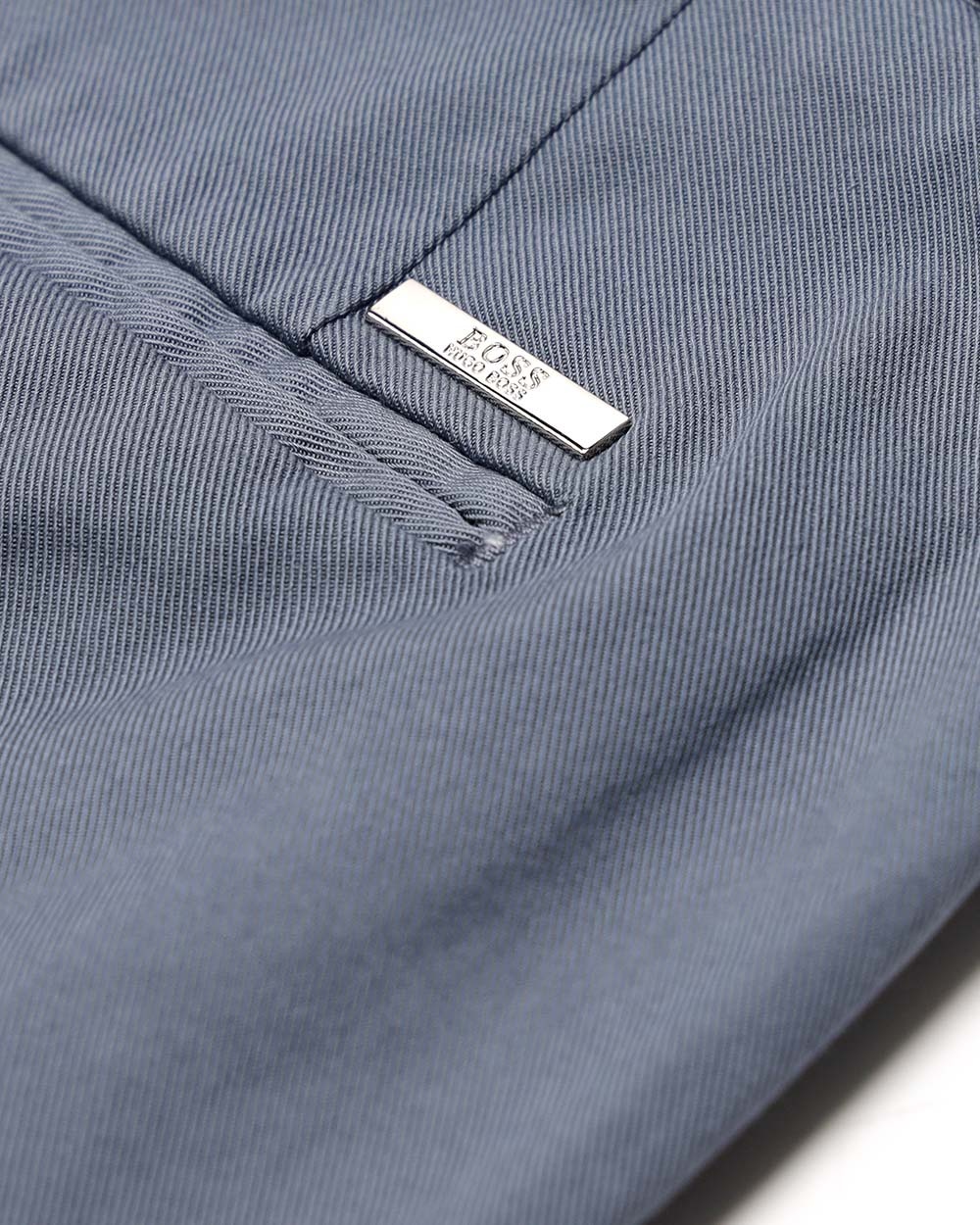 Hugo Boss Logo Casual Pants In Gray