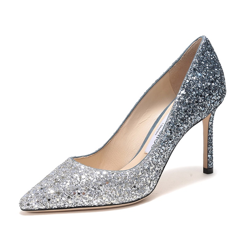 Jimmy Choo Romy 85 Pumps In Gray