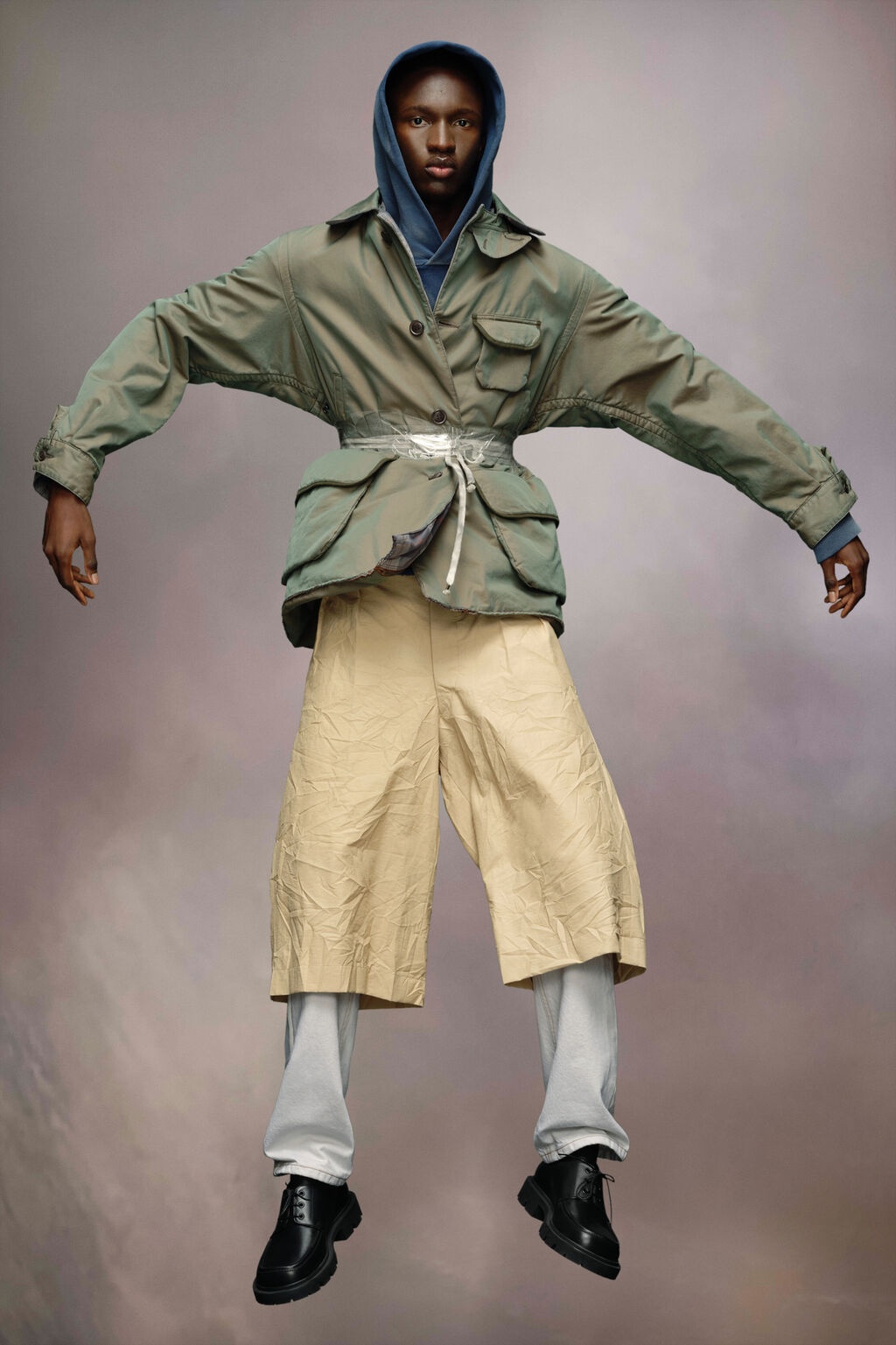 MAISON MARGIELA MAISON MARGIELA DISTRESSED TONIC JACKET