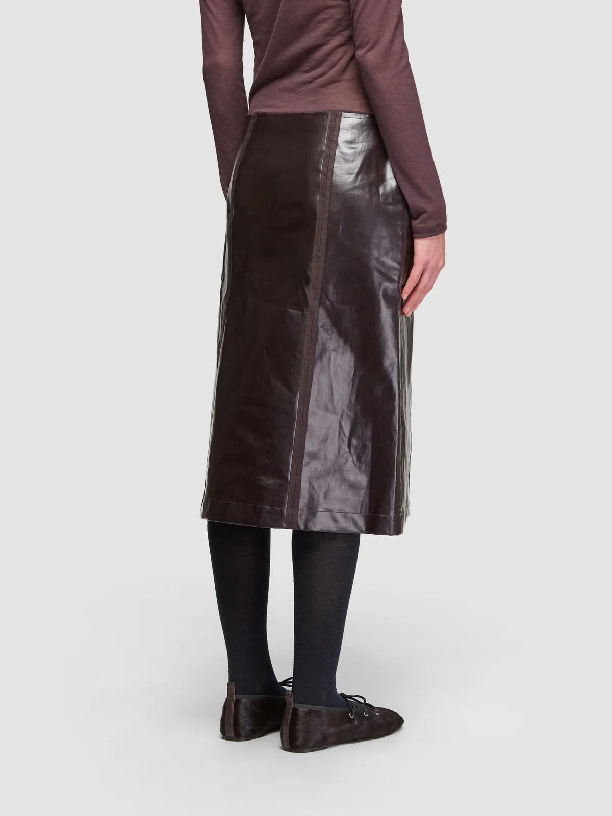 Paloma Wool Zipper A-line Skirt In Black