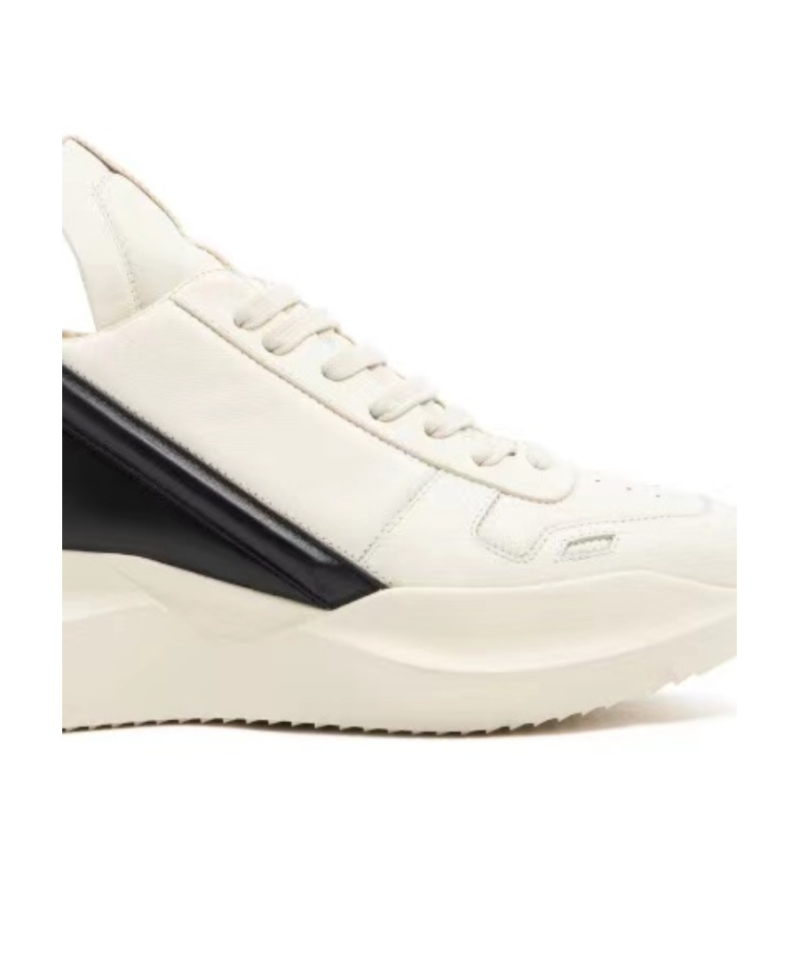 Rick Owens Color-matching Casual Sneakers In White