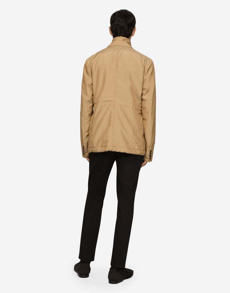 Dolce & Gabbana Layered Single-breasted Blazer In Nude