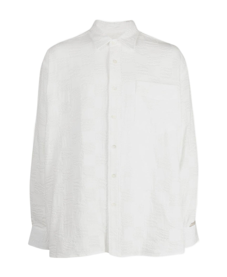 ADER ERROR TEXTURED LAPEL SHIRT