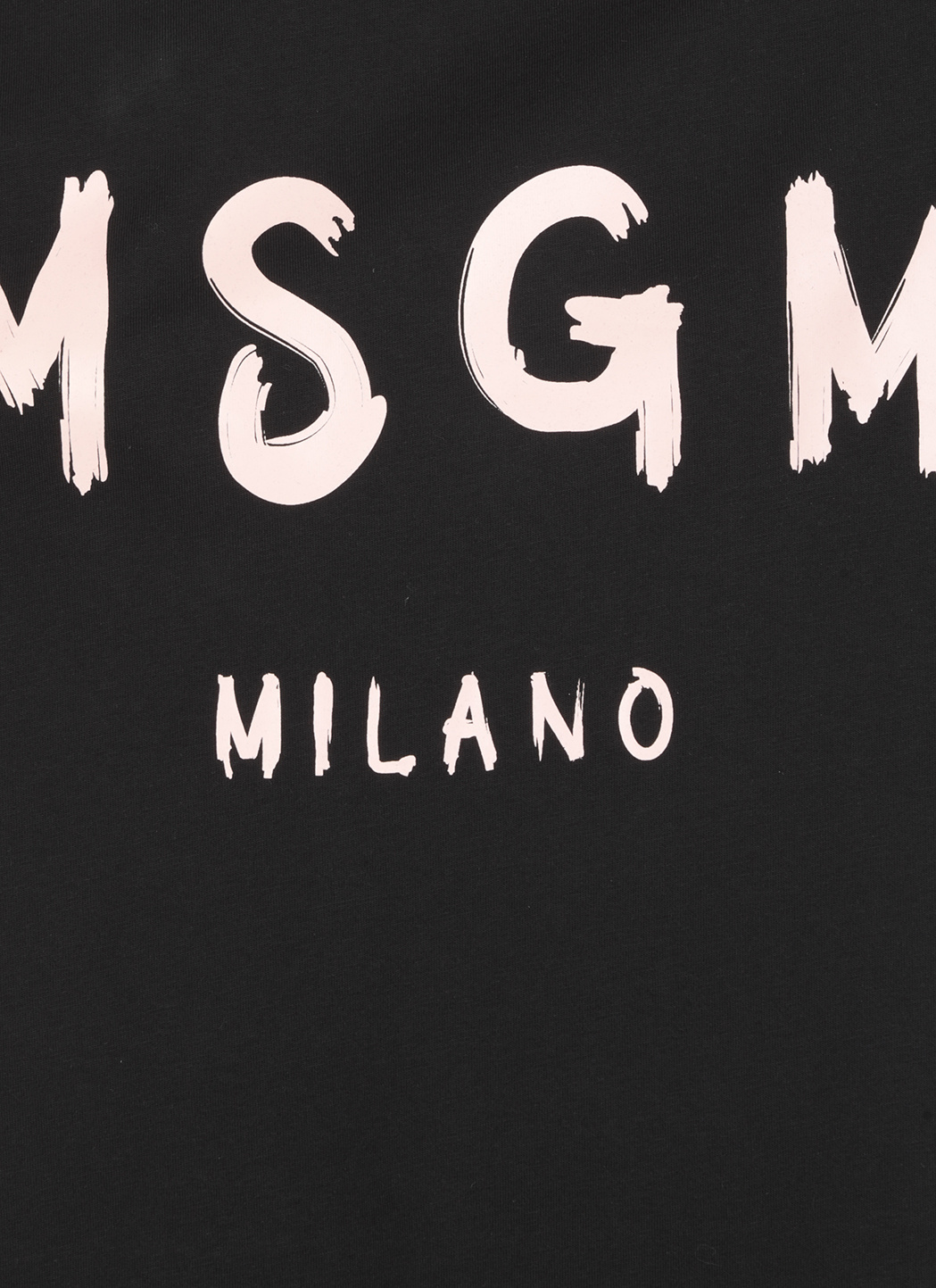 Msgm Logo-print Glitter T-shirt Dress In Black