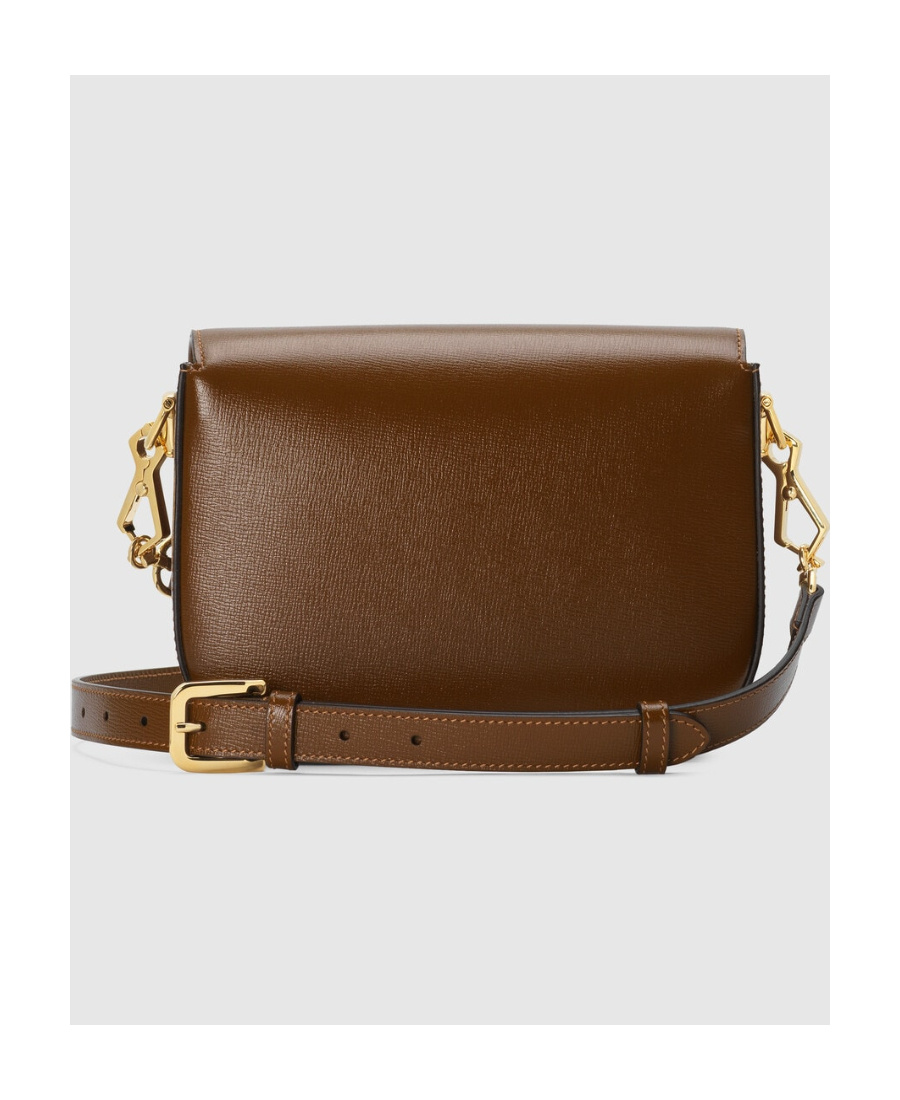 Gucci Mini Leather Horsebit 1955 Shoulder Bag In Brown
