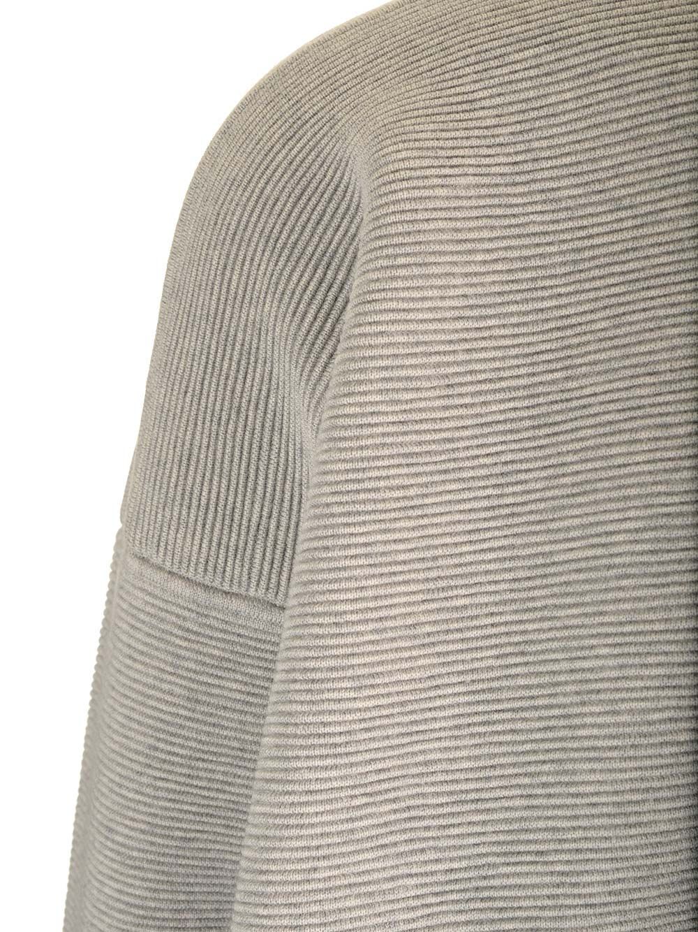 Fear Of God Logo Patch Knitted Jumper In Gray