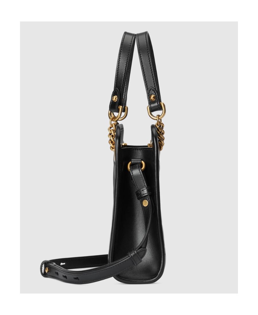 Gucci Mini Marmont Crossbody Bag In Black