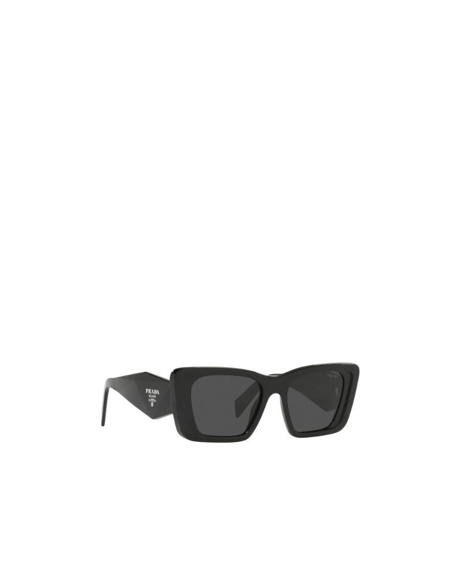 Prada Symbole 51mm Rectangular Sunglasses In Black