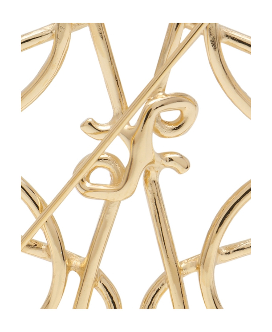 LOEWE LOEWE ANAGRAM PIN BROOCH