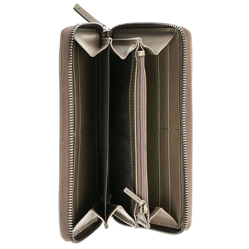 Gucci Zipper Wallet In Brown