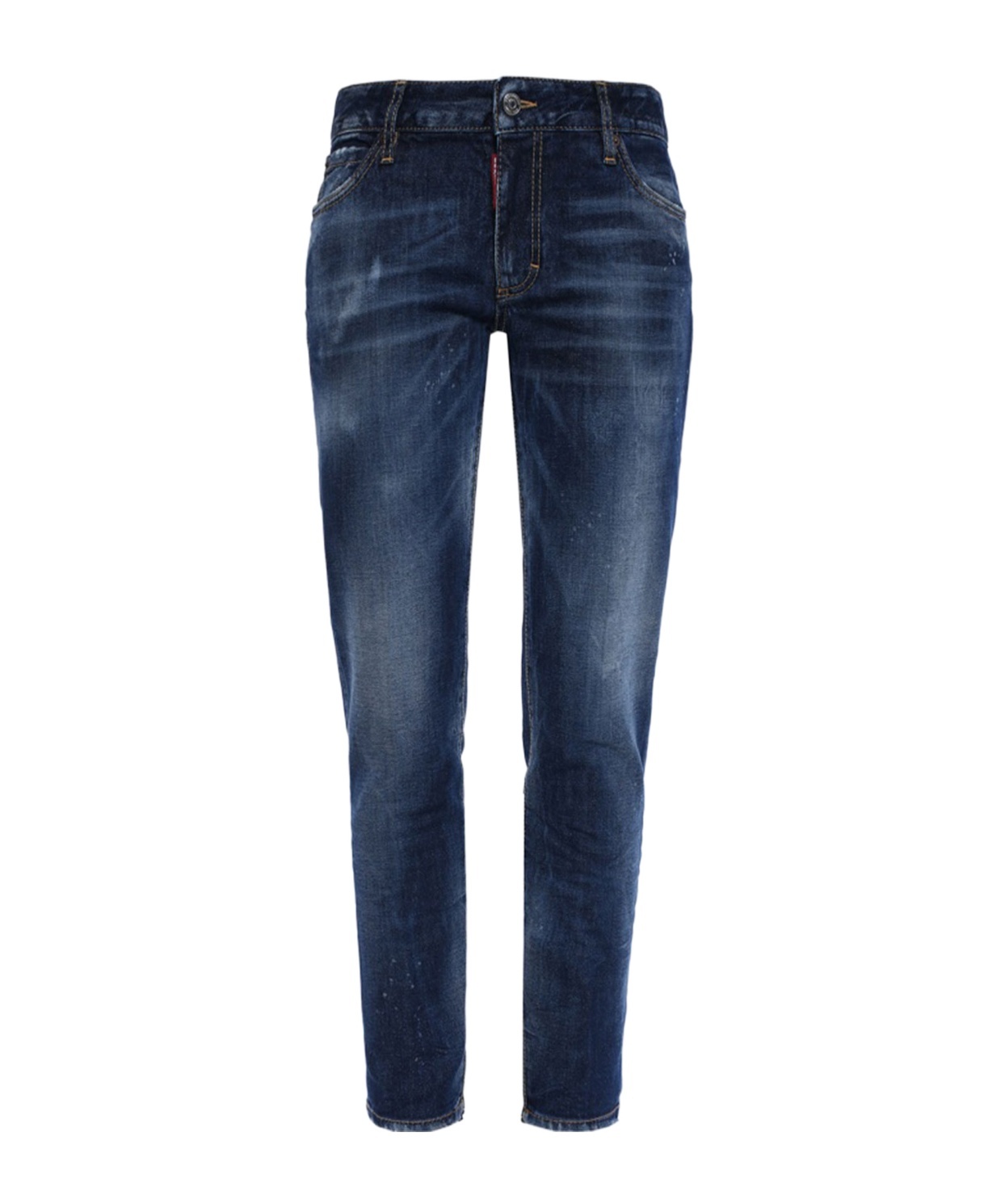 Dsquared2 Belt Ring Denim Trousers In Blue