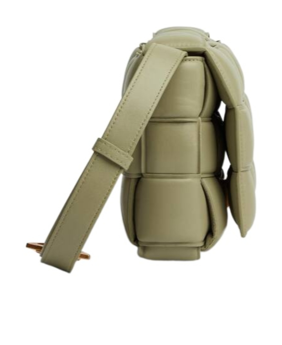 Bottega Veneta Padded Cassette Shoulder Bag In Nude