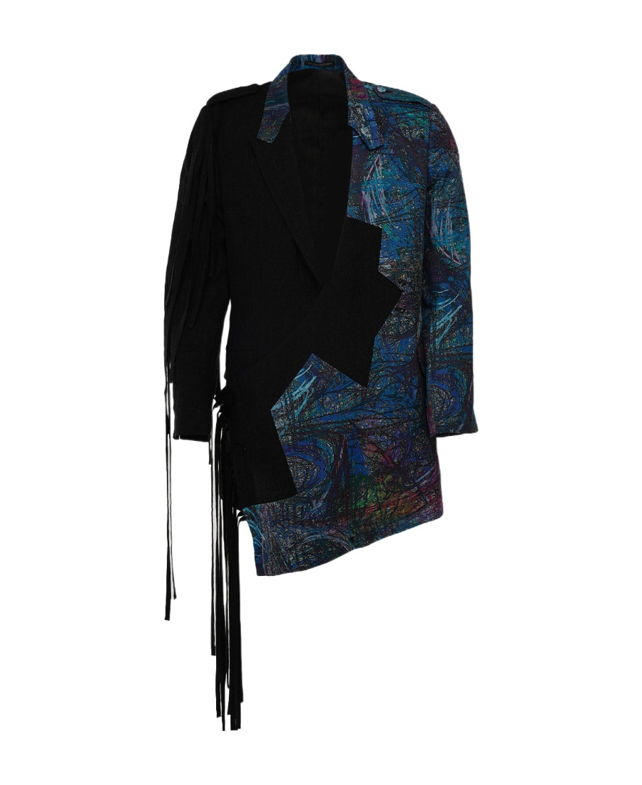 YOHJI YAMAMOTO SPLICED DESIGN SUIT JACKET