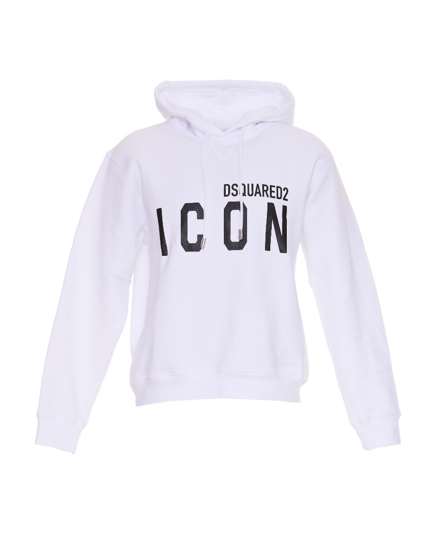Dsquared2 Logo-print Hoodie In Purple