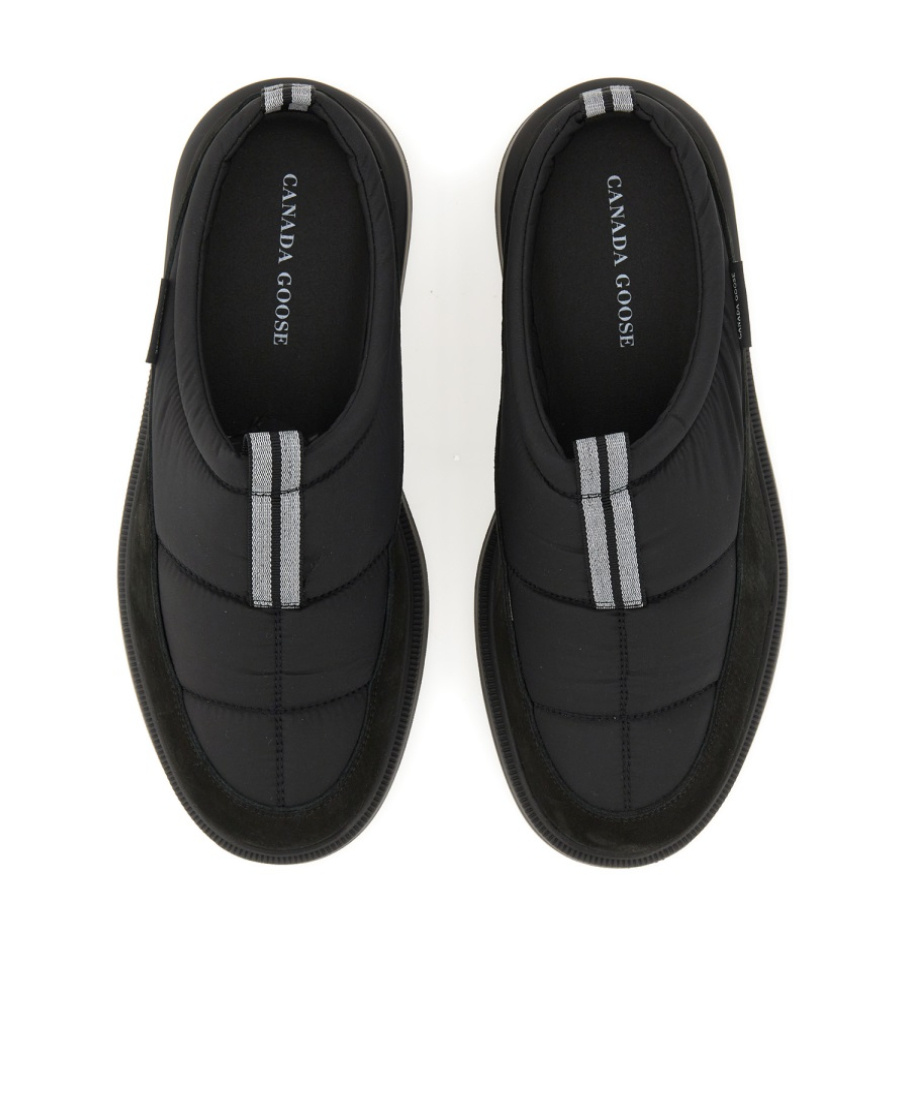 Canada Goose Crofton Puffer Slippers In Black
