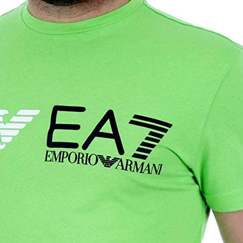 EA7 ROUND-NECKED LOGO T-SHIRT
