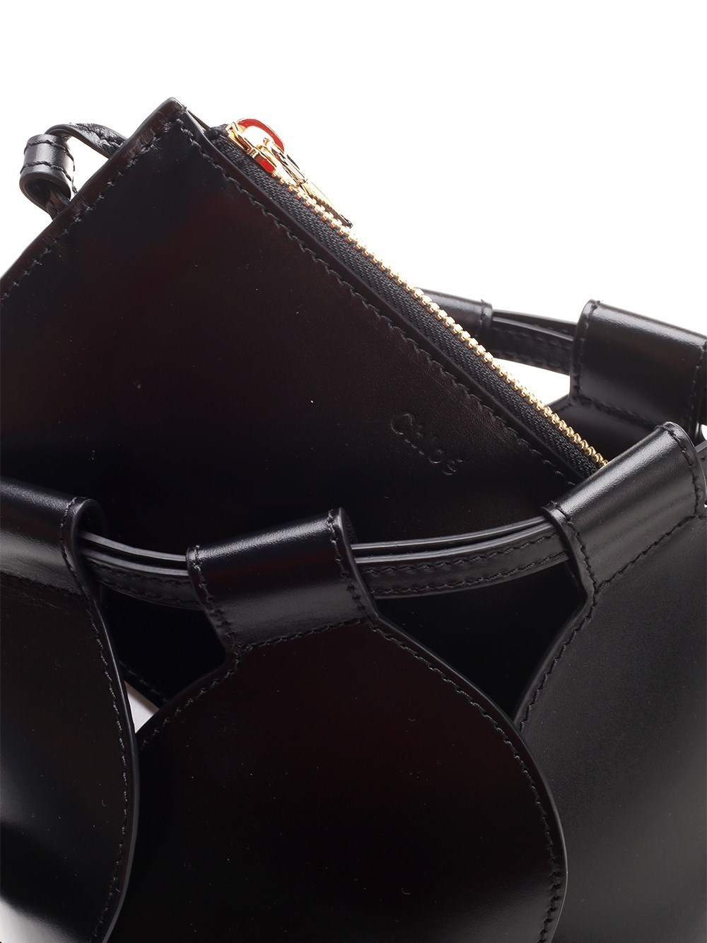 Chloé Tulip Leather Bucket Bag