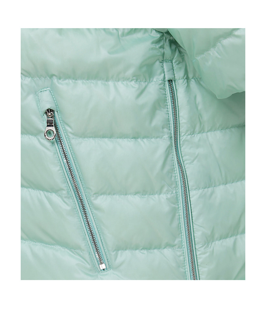 Duvetica Vernia Short-sleeved Puffer Jacket In Green