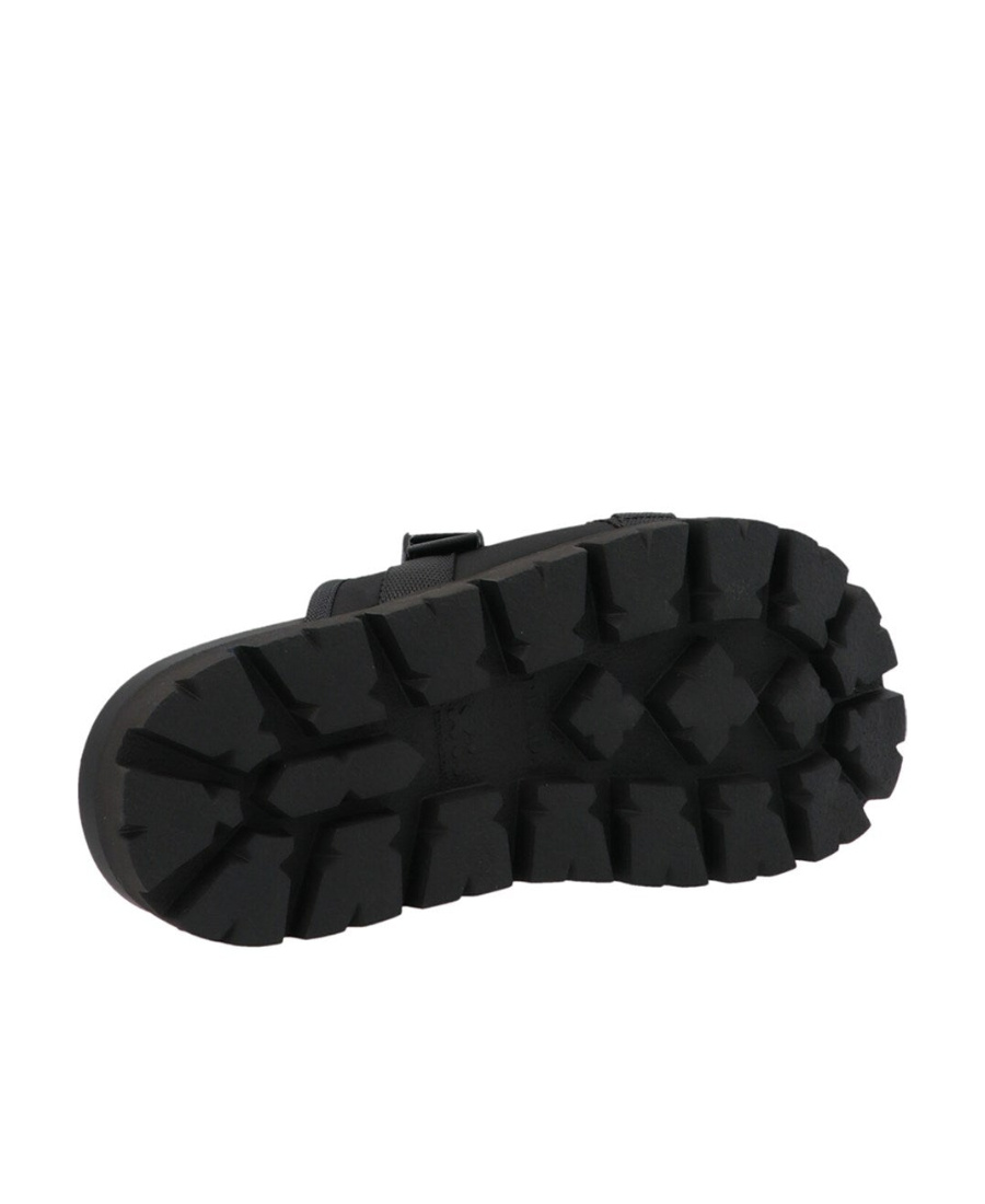 PRADA TAPE BUCKLED SLIDE SANDALS