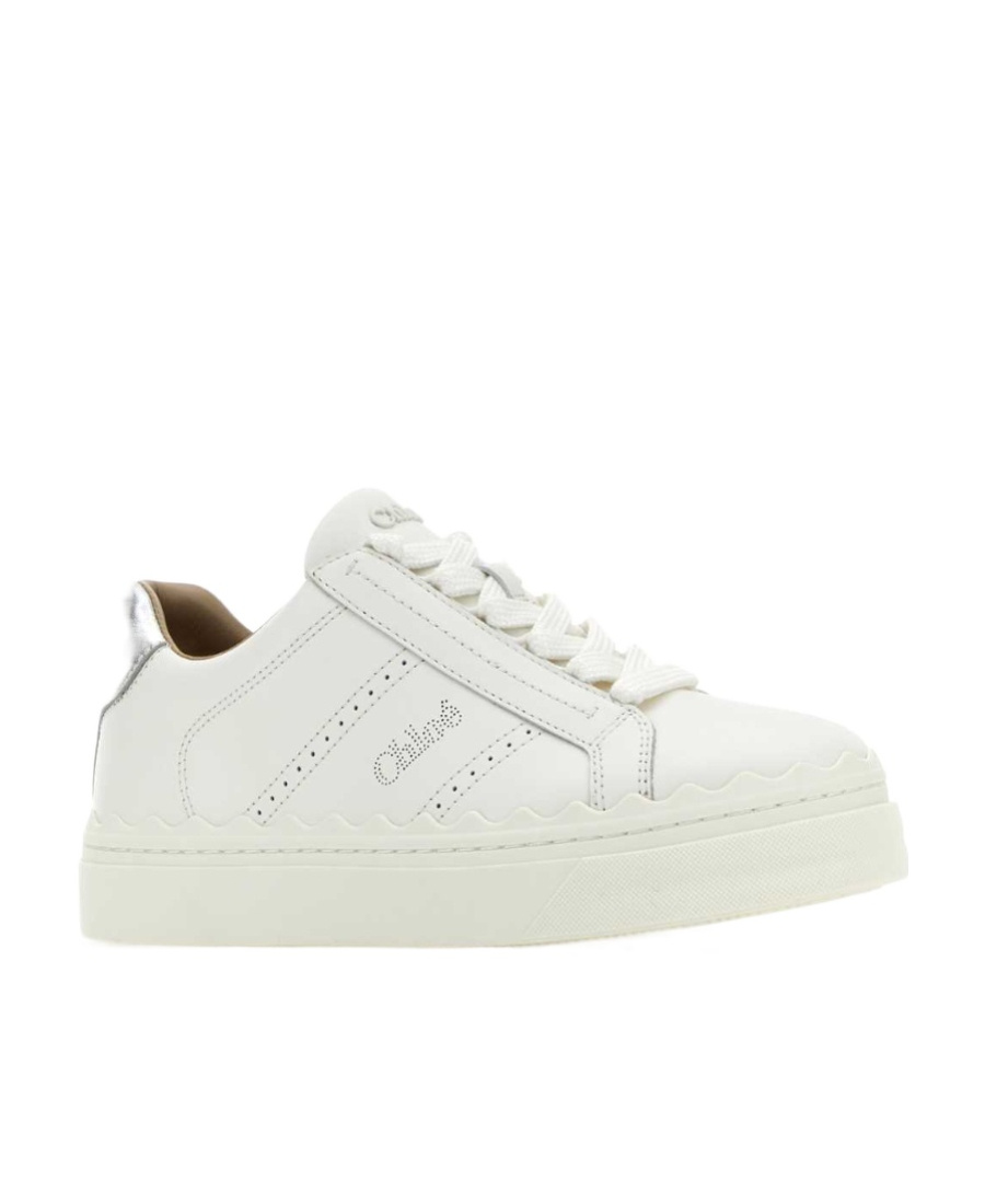 Chloé White Lauren Sneakers In White