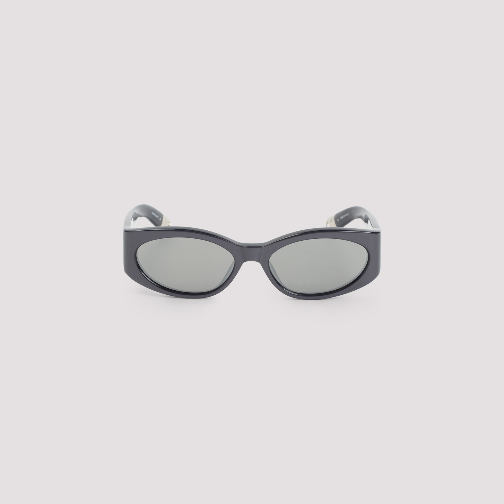 Jacquemus Oval-shaped Grey Acetate Sunglasses