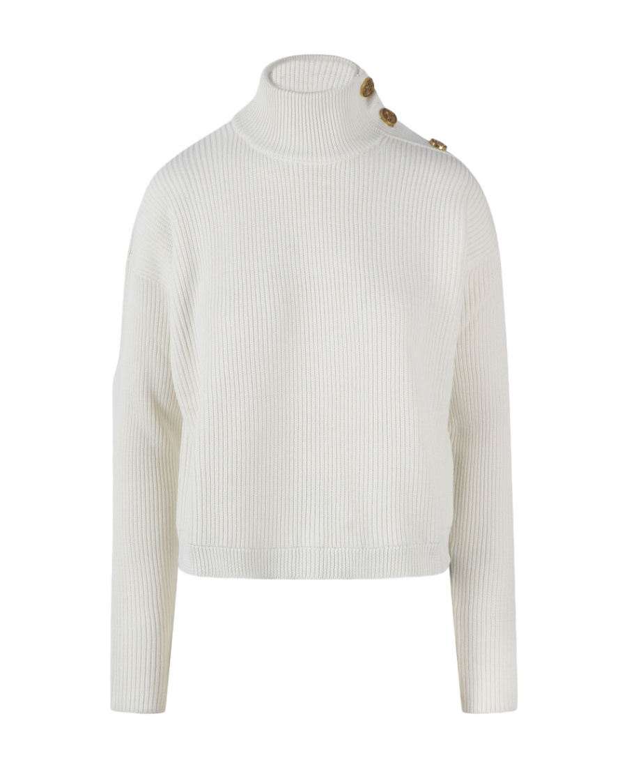 Red Valentino Redvalentino Turtleneck Long-sleeved Jumper In White