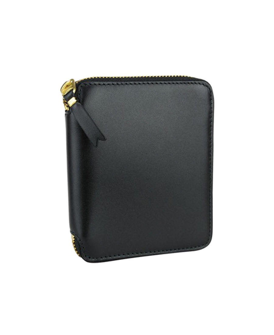 COMME DES GARÇONS LOGO-STAMP ALL-AROUND ZIP WALLET