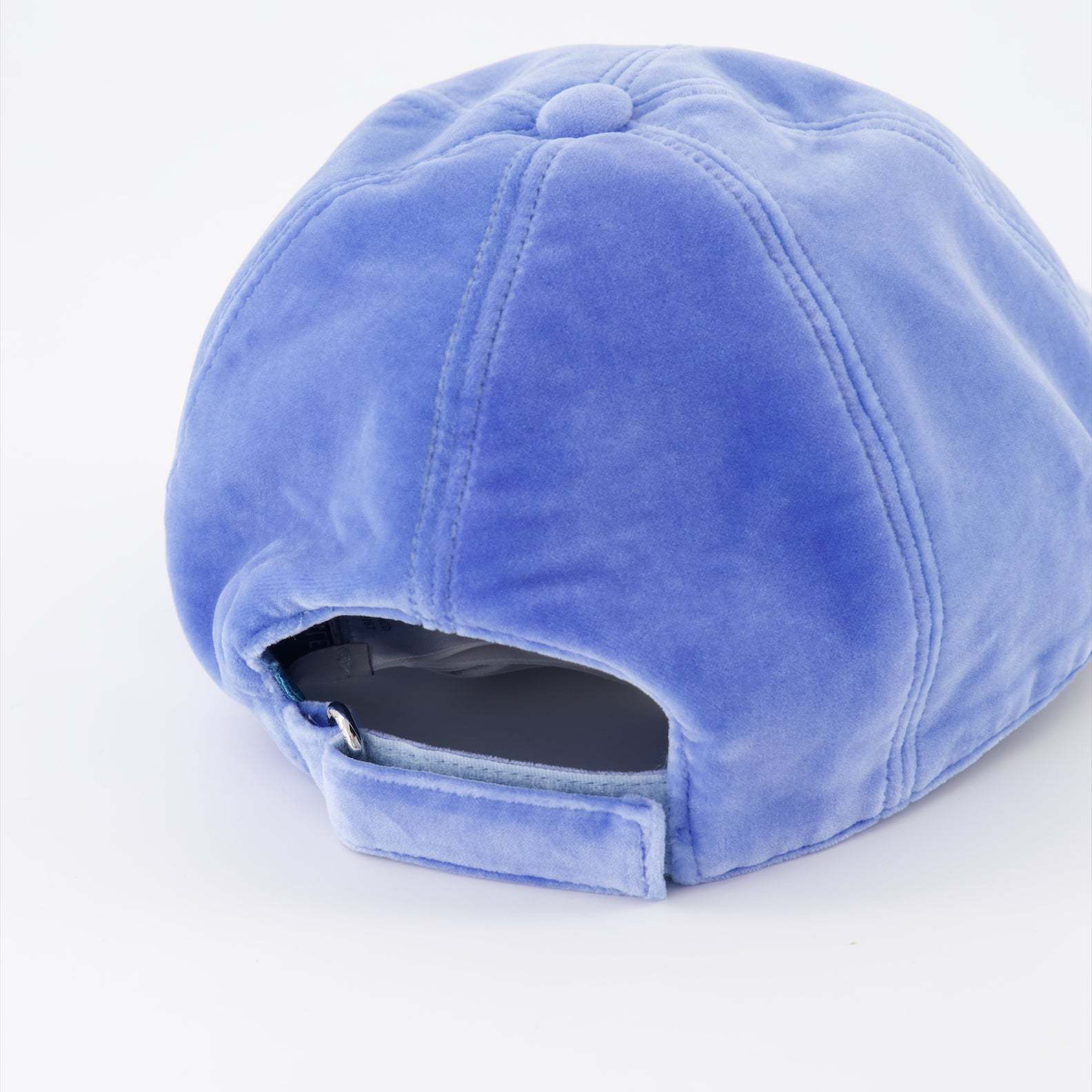 Moncler Logo-appliqué Cotton Baseball Cap In Blue