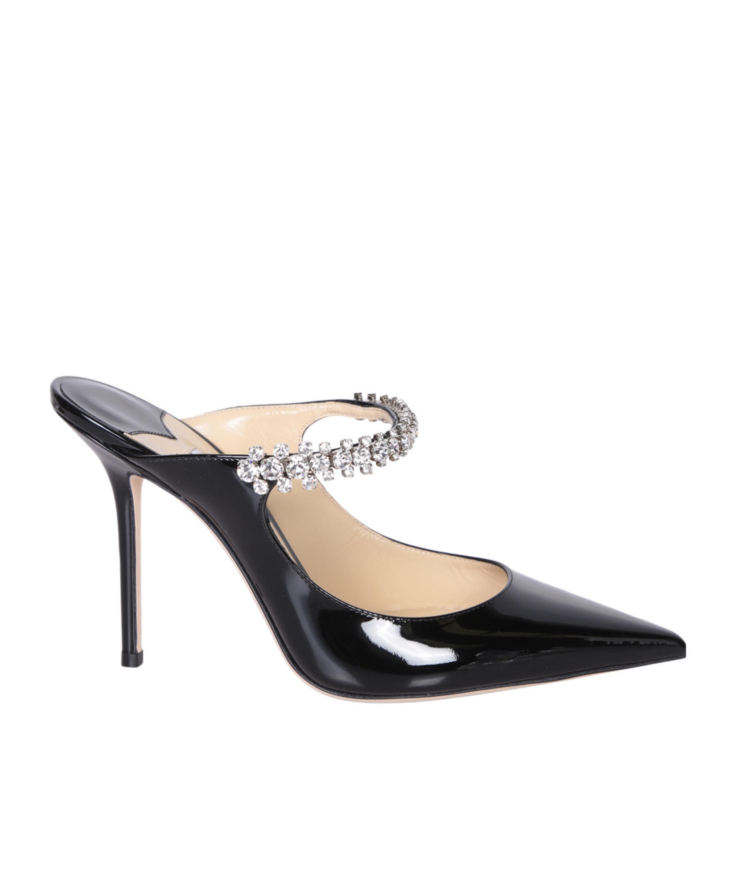 Shop Jimmy Choo Bing Pointed-toe Mules In Black