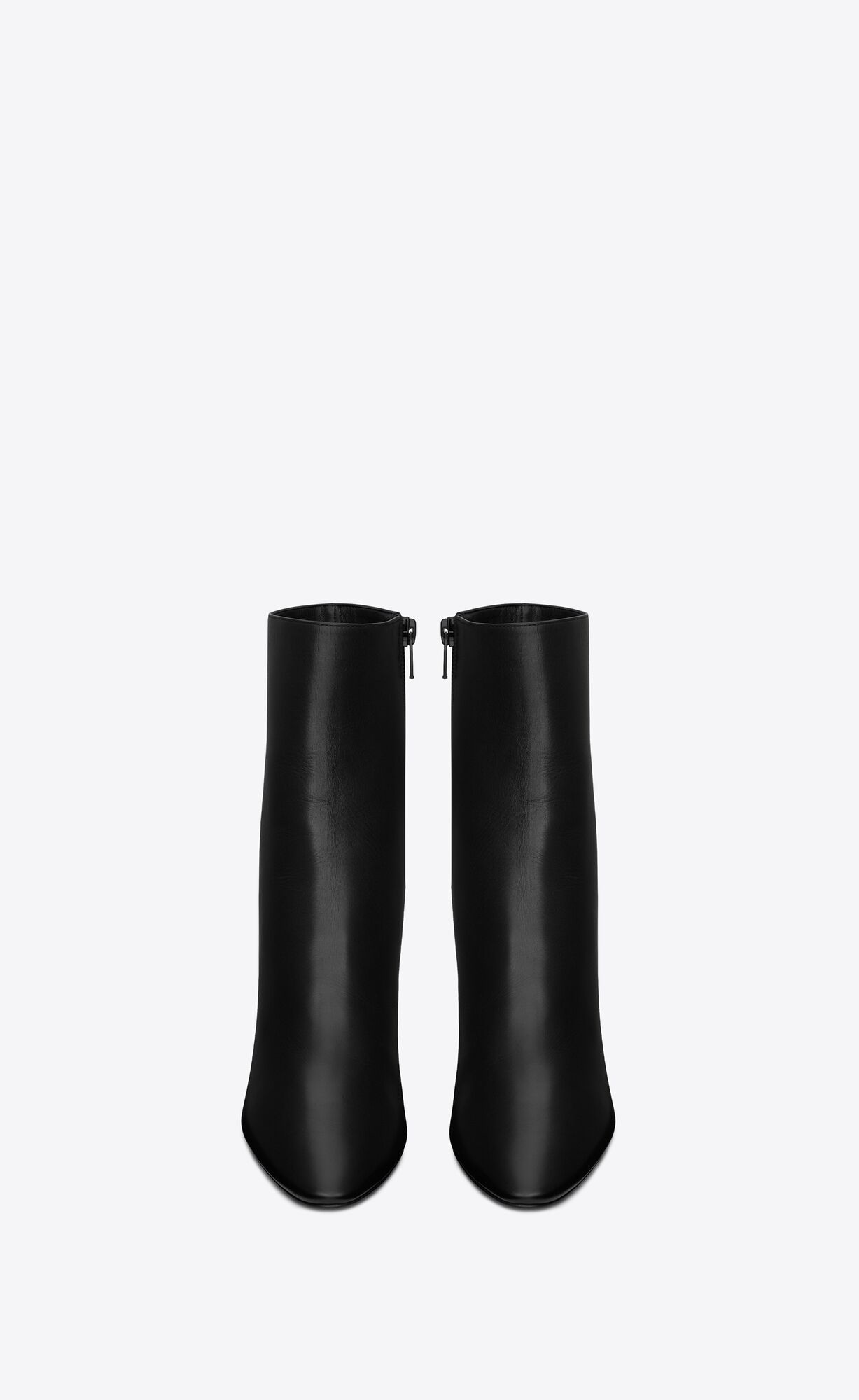 Saint Laurent Logo Boots In Black