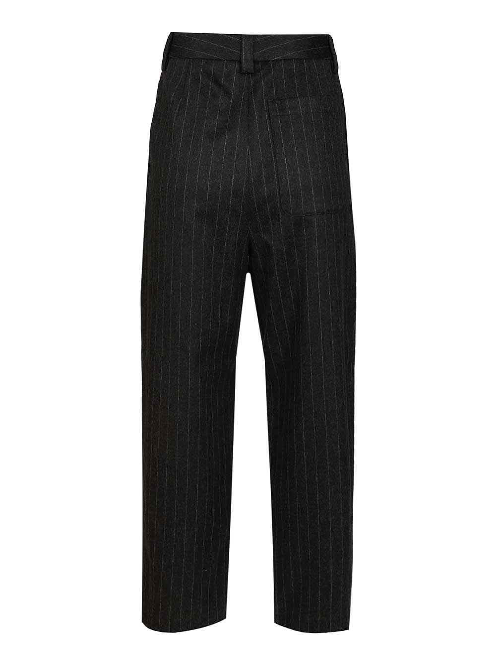 Barena Venezia Pantalone Roxanne Filone 67 Lana 28 Poliestere 5 Cachemire Trousers Grey In Black