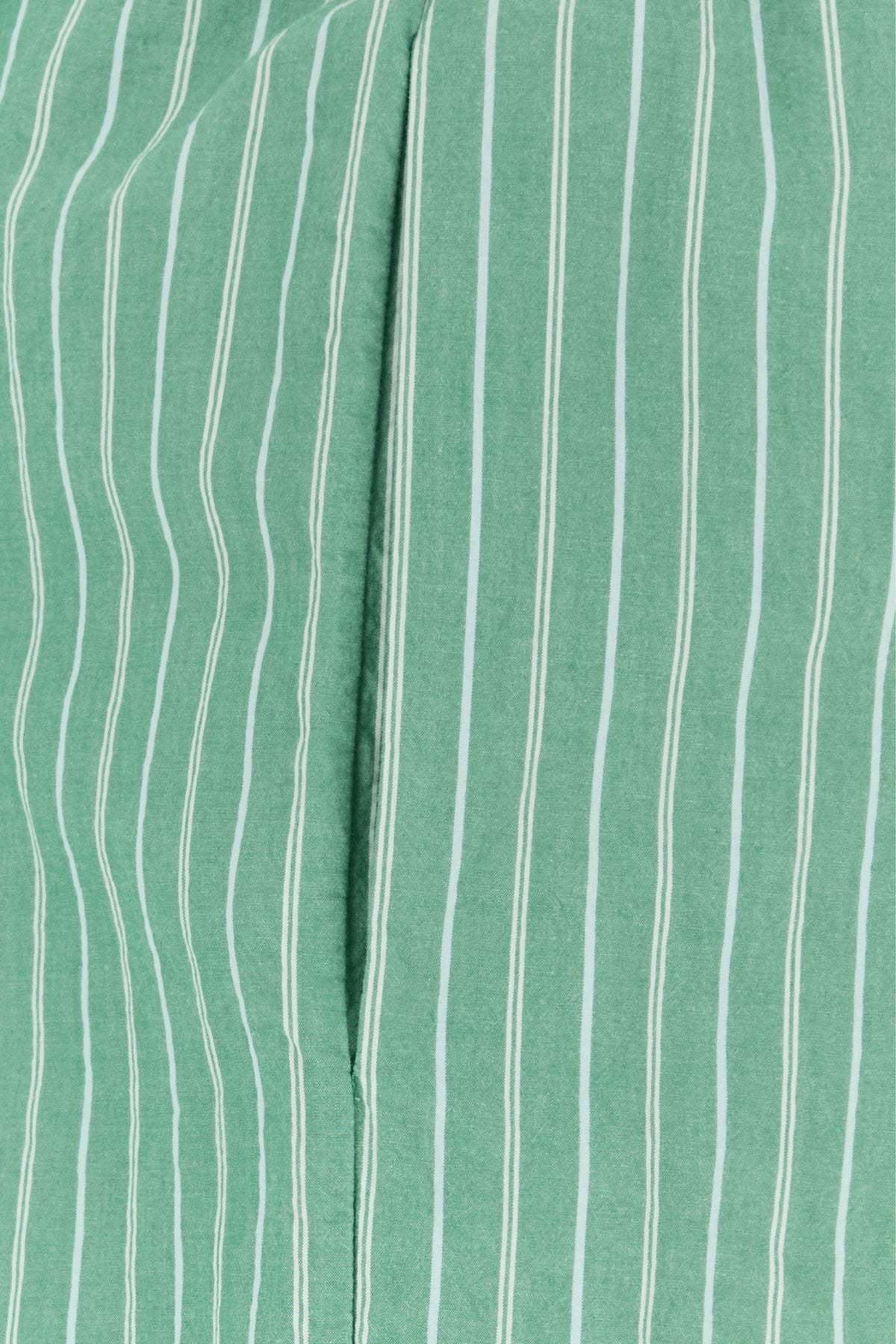The Row Bermuda Zindel In Cotone Ricamato Uomo In Green