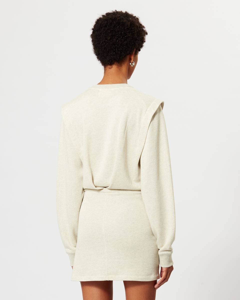 Isabel Marant Étoile Long Sleeved Dress In White