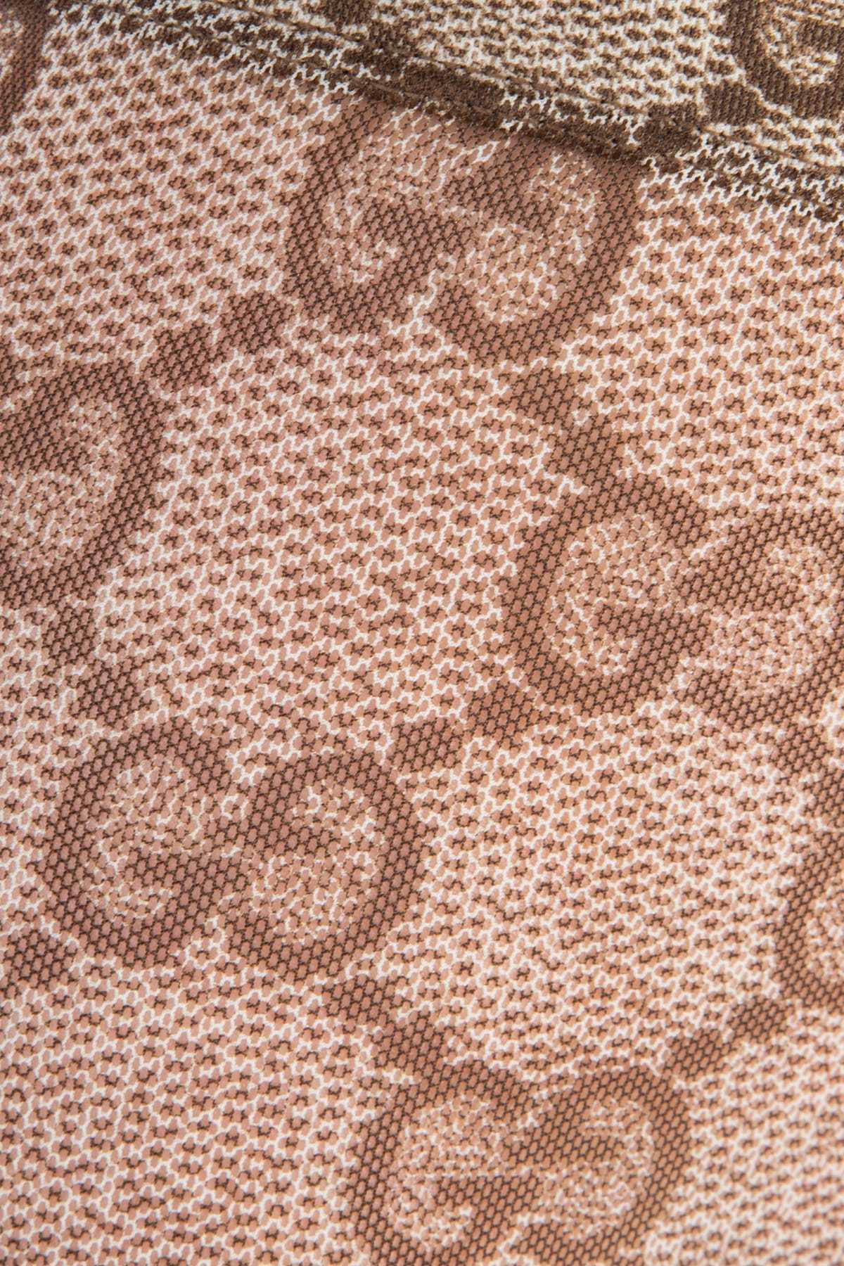 Gucci Gg Pattern Tights In Brown