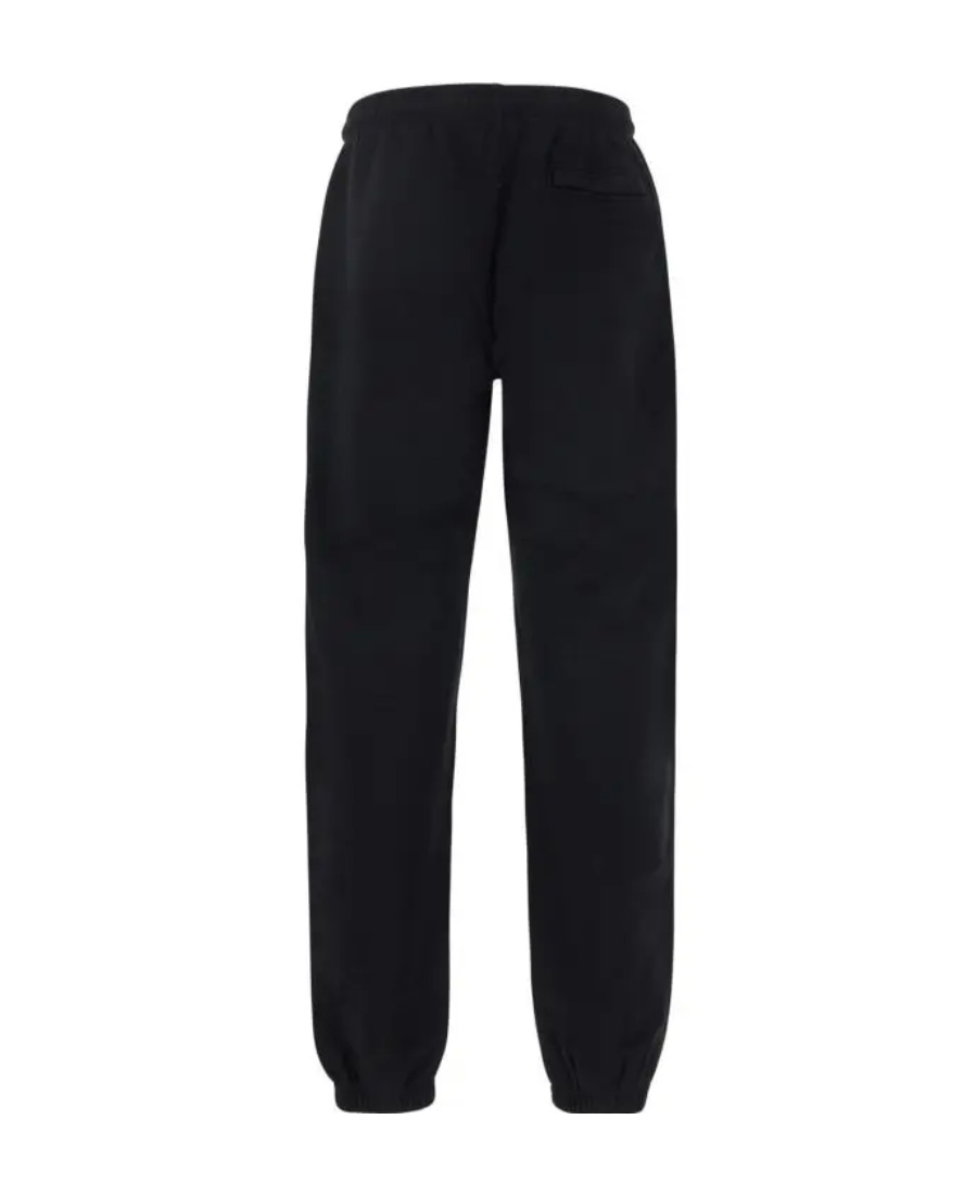 Marcelo Burlon County Of Milan Black Cotton Joggers In Black