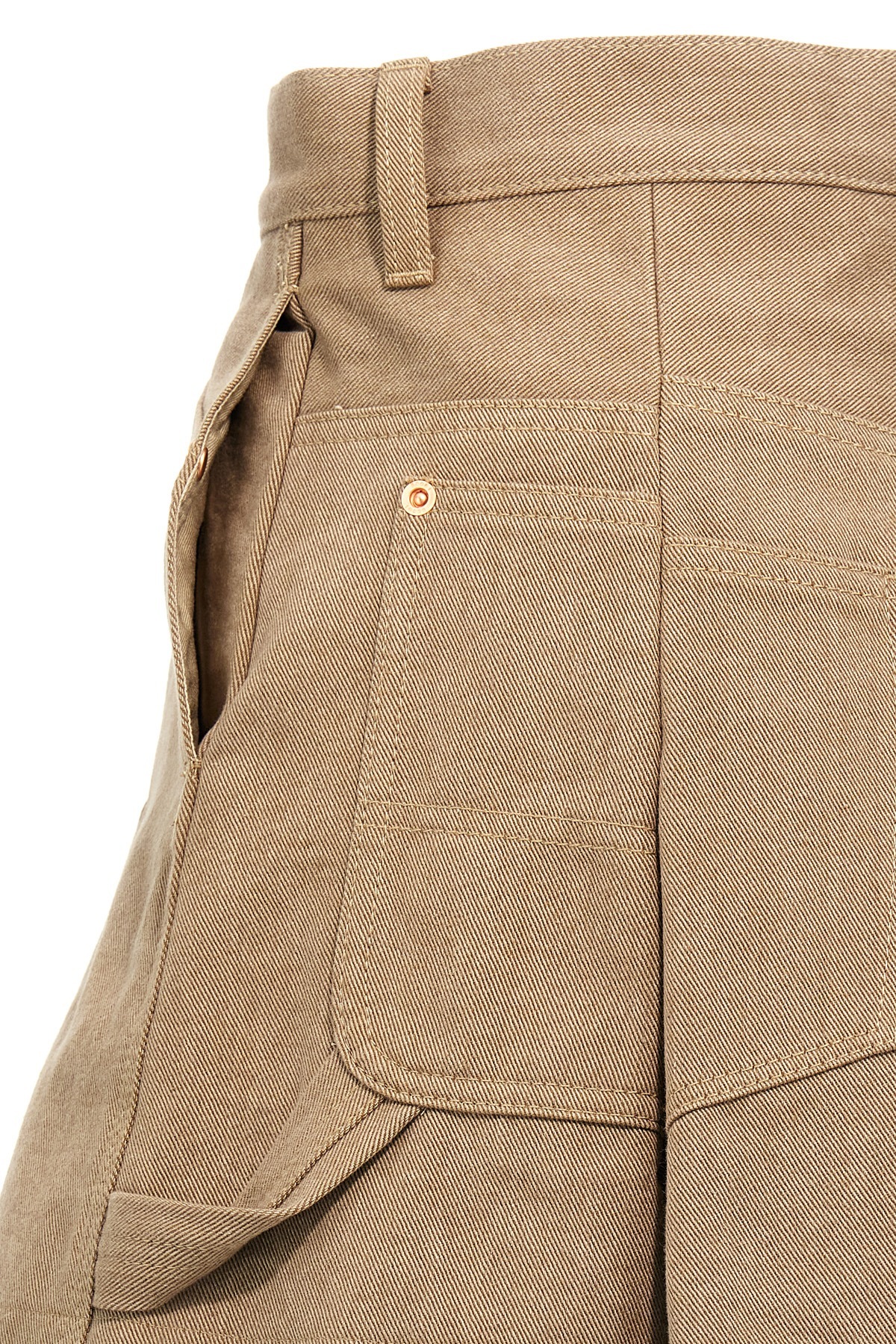 Sacai Belt-loop Culottes In Nude