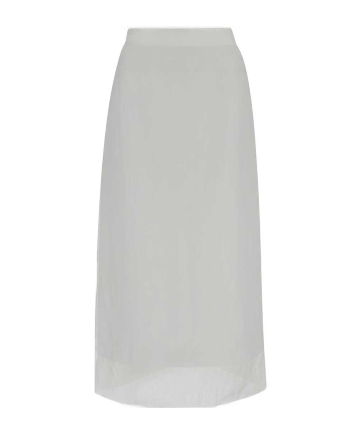 Shop Sportmax Zip Detailed High Waist Skirt In Gray