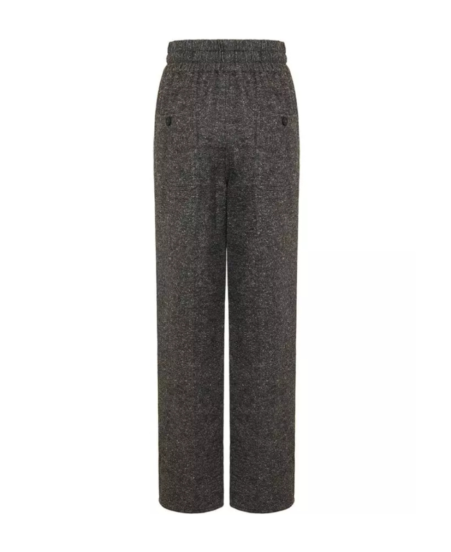 Isabel Marant Étoile Miroki Drawstring Tapered Trousers In Black