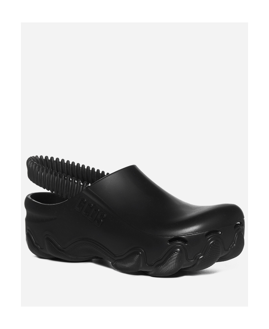 Gcds Ibex Slingback Clogs In Black